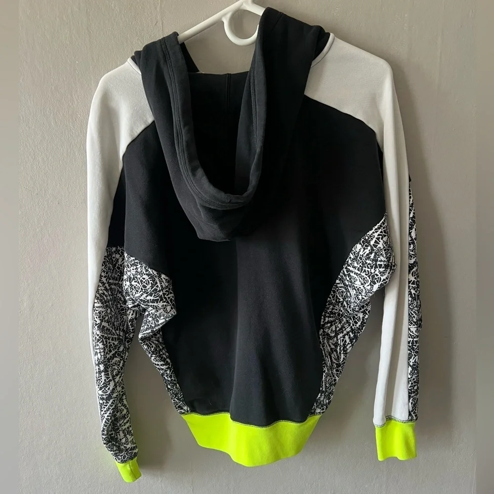 Nike Club Aop Full Zip Splatter Print Hoodie Size Small